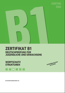 Goethe Zertifikat B1 Deutschprufung Fur Jugendliche Und Erwachsene Wortschatz